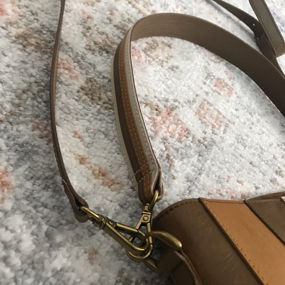 Madewell Tricolor leather Bucket Bag - Picture 5 of 10